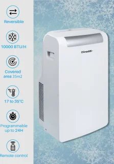 Climadiff CLIMA12KR1 mobiele airconditioner 12.000 BTU