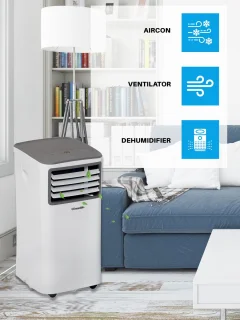 Climadiff CLIMA7K1 Mobiele Airconditioner 7.000 BTU Wit