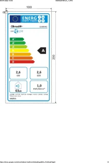 Climadiff CLIMA9K1 Mobiele Airconditioner 9000 BTU Wit