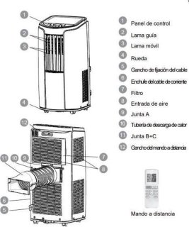 Daitsu APD-12X F/C Mobiele Airco