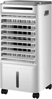Draagbare airco-koelventilator wit