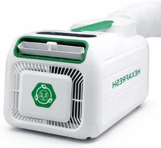 Draagbare airco mobiele ventilator wit