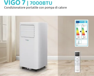 Draagbare airconditioner 7000 BTU