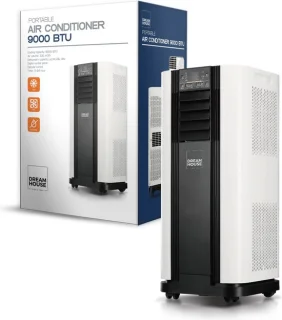 Dreamhouse Mobiele Airconditioner 9000 BTU Wit/Zwart