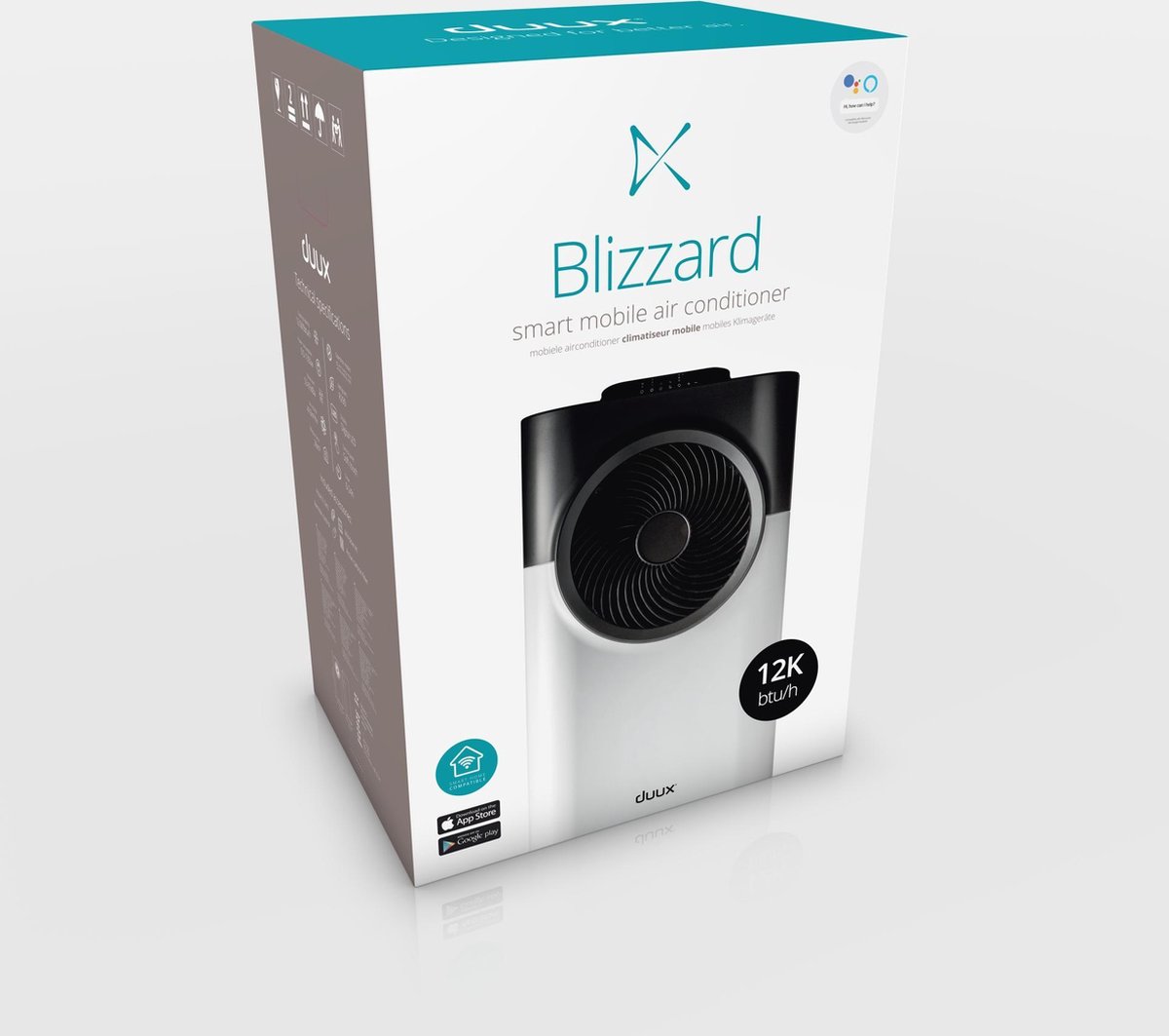 Duux Blizzard Smart Mobiele Airco 12.000 BTU