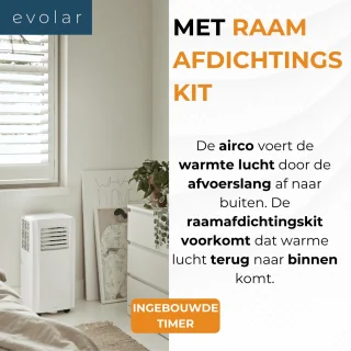 Evolar EVO-7000CW Mobiele Airco 3-in-1 7000 BTU