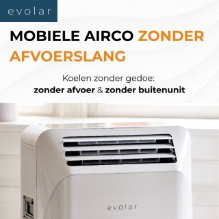 Evolar EVO-ES9000 Mobiele Airco 9000 BTU WiFi