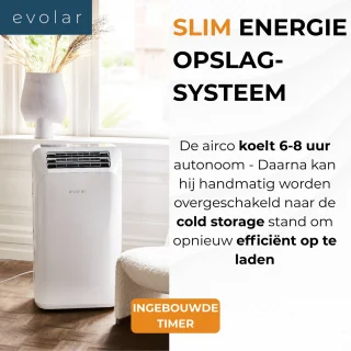 Evolar EVO-ES9000 Mobiele Airco 9000 BTU WiFi