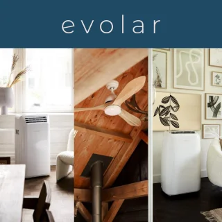 Evolar EVO-ES9000 Mobiele Airco 9000 BTU WiFi