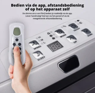 FlinQ Slimme Mobiele Airco 13.000 BTU