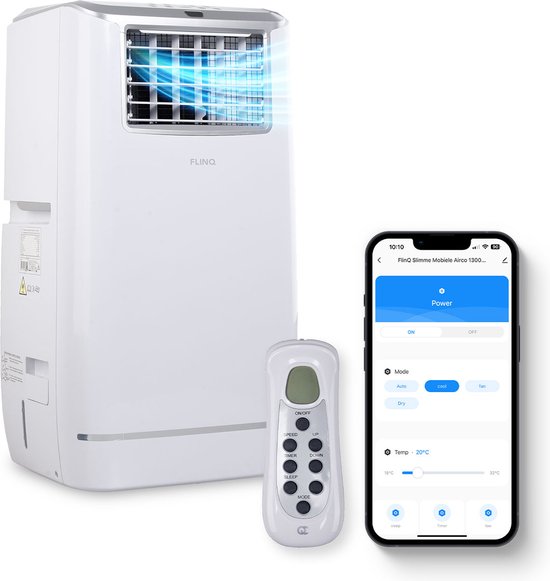 FlinQ Slimme Mobiele Airco 13.000 BTU review