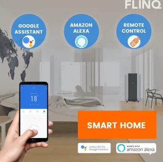 FlinQ Slimme Mobiele Airco 15000 BTU