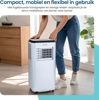 Gologi 3-in-1 Mobiele Airco 9000 BTU Wit