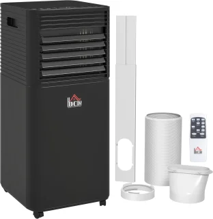 De HOMCOM Draagbare airconditioner in één oogopslag