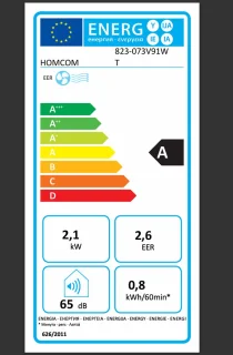 Wat vinden we goed aan de HOMCOM Mobiles Klimagerät Weiß