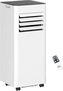 Praktische mobiele airco voor kleinere ruimtes: compact, compleet en gebruiksvriendelijk