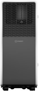 De Indesit PAI29COW mobiele airconditioner Zwart/Wit in één oogopslag