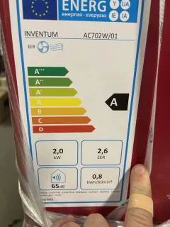 Inventum AC702w Airconditioner 60m3 Wit