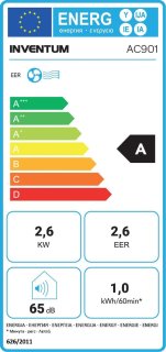 Inventum AC901 Mobiele Airconditioner 9000 BTU Wit