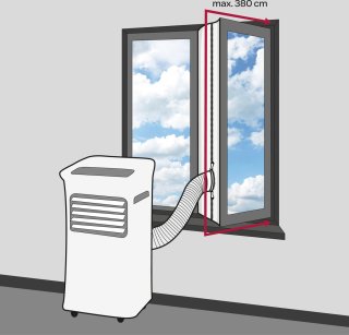 Inventum AC901 Mobiele Airconditioner 9000 BTU Wit