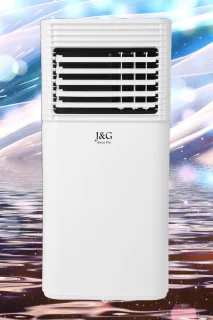 J&G Mobiele airco 9000 BTU — compacte all‑season oplossing