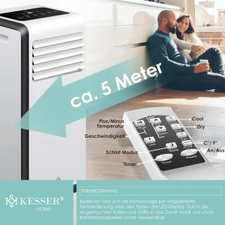 KESSER Mobiele Airco 9000 BTU