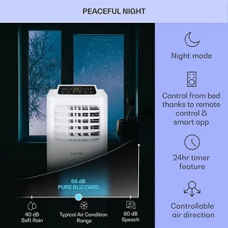 Klarstein 3-in-1 mobiele airconditioner 9000 BTU