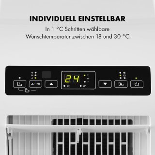 Klarstein 4-in-1 Mobiele Airconditioner 10000 BTU