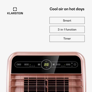 Klarstein 4-in-1 mobiele airconditioner 12000 BTU