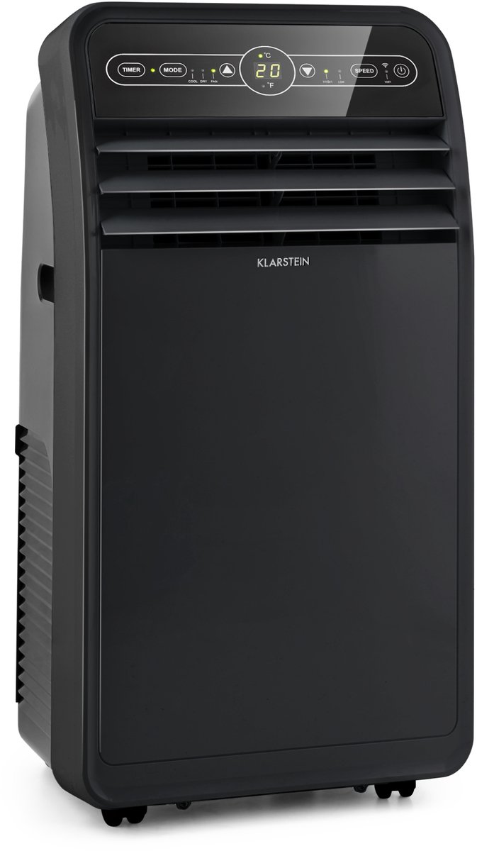De Klarstein 4-in-1 mobiele airconditioner 7000 BTU in één oogopslag