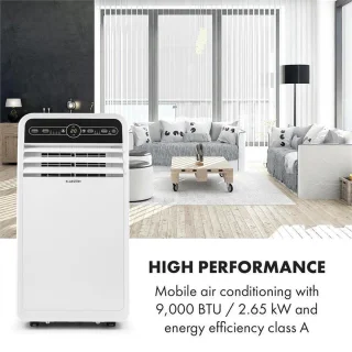 Klarstein 4-in-1 Mobiele Airconditioner 9000 BTU
