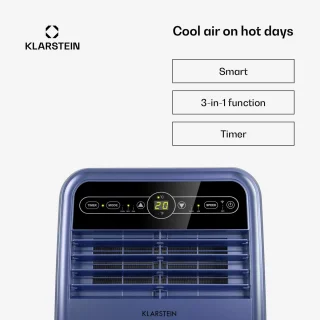 Klarstein 7000 BTU mobiele airconditioner 4-in-1