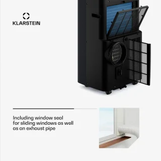 Klarstein AireLux Draagbare Airconditioner 14.000 BTU Donkergrijs