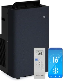 Klarstein AireLux Draagbare Airconditioner 14.000 BTU Donkergrijs