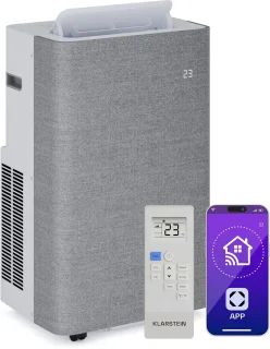 Klarstein AireLux Draagbare Airconditioner 14.000 BTU Grijs
