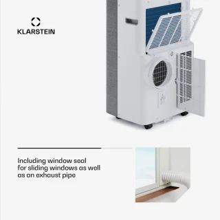 Klarstein AireLux Draagbare Airconditioner 14.000 BTU Grijs