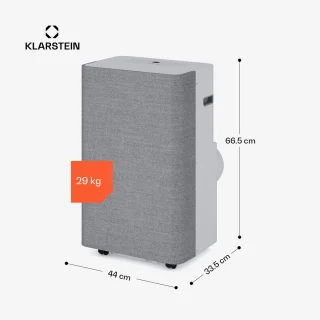 Klarstein AireLux Draagbare Airconditioner 14.000 BTU Grijs