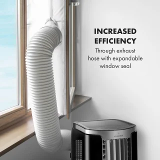 Klarstein New Breeze ECO mobiele airco 10.000 BTU zwart