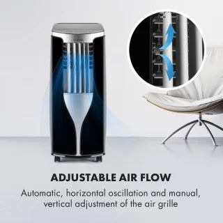 Klarstein New Breeze ECO mobiele airco 10.000 BTU zwart