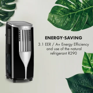 Klarstein New Breeze ECO mobiele airco 10.000 BTU zwart