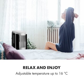 Klarstein New Breeze ECO mobiele airco 10.000 BTU zwart