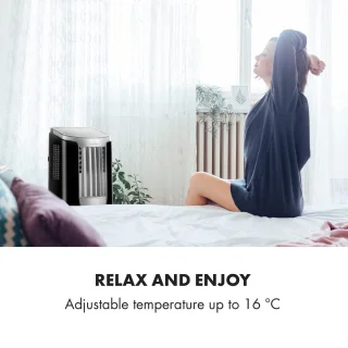 Klarstein New Breeze ECO mobiele airco 10.000 BTU zwart