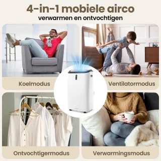 Komodo Frosty 12000 BTU Mobiele Airco