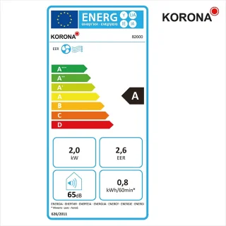 Korona 82000 mobiele airco 25m2
