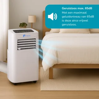 Lifetime Air Mobiele Airco 8000BTU Met Afstandsbediening