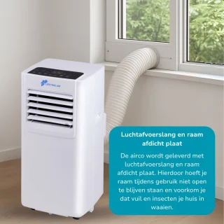 Lifetime Air Mobiele Airco 8000BTU Met Afstandsbediening