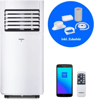 De MEDION Smart Mobiele Airco P901 MD 37732 in één oogopslag