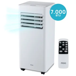 MOA Mobiele Airco 7000 BTU Wit Met Afstandsbediening