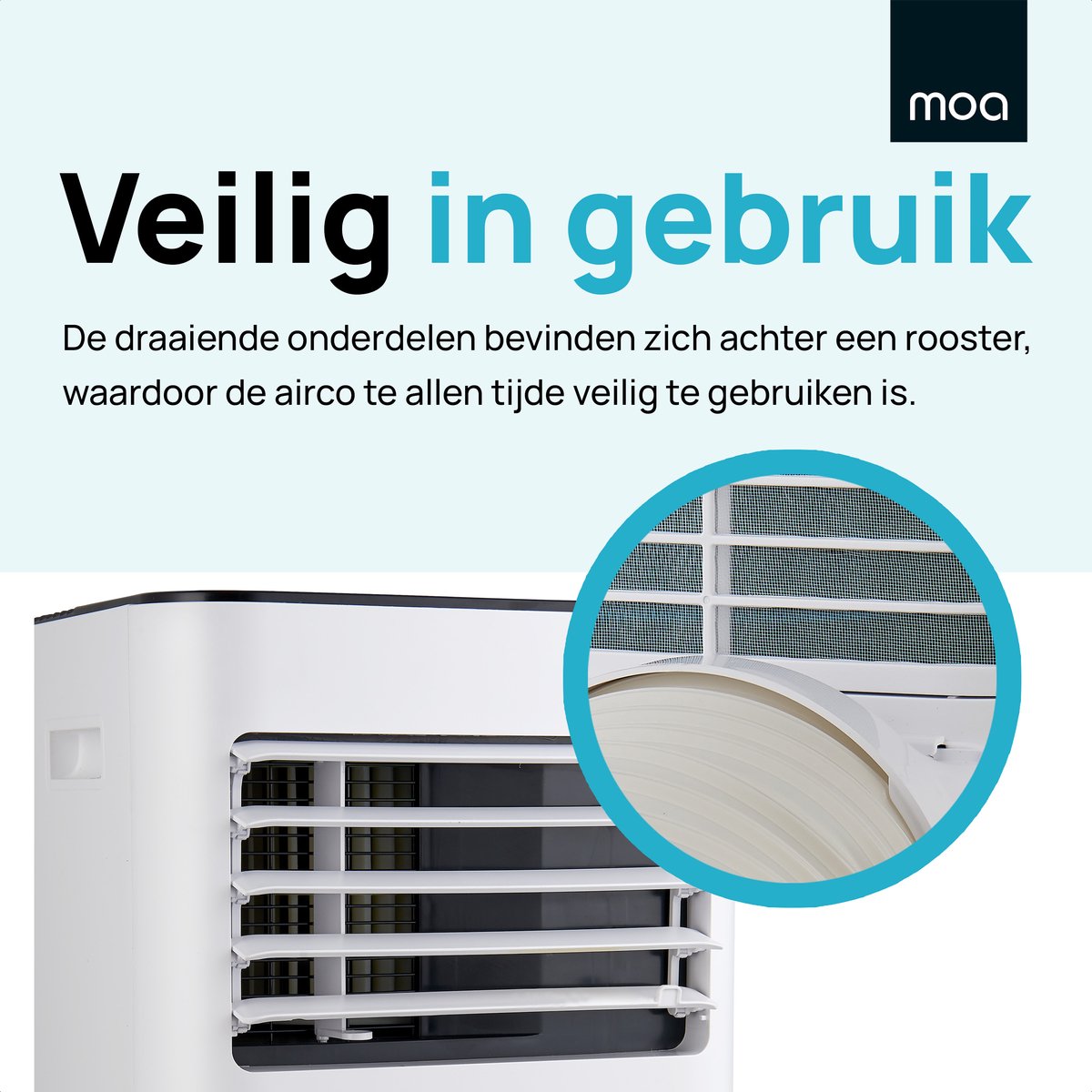 MOA Mobiele Airco 9000 BTU Wit