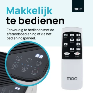 MOA Mobiele Airco 9000 BTU Wit